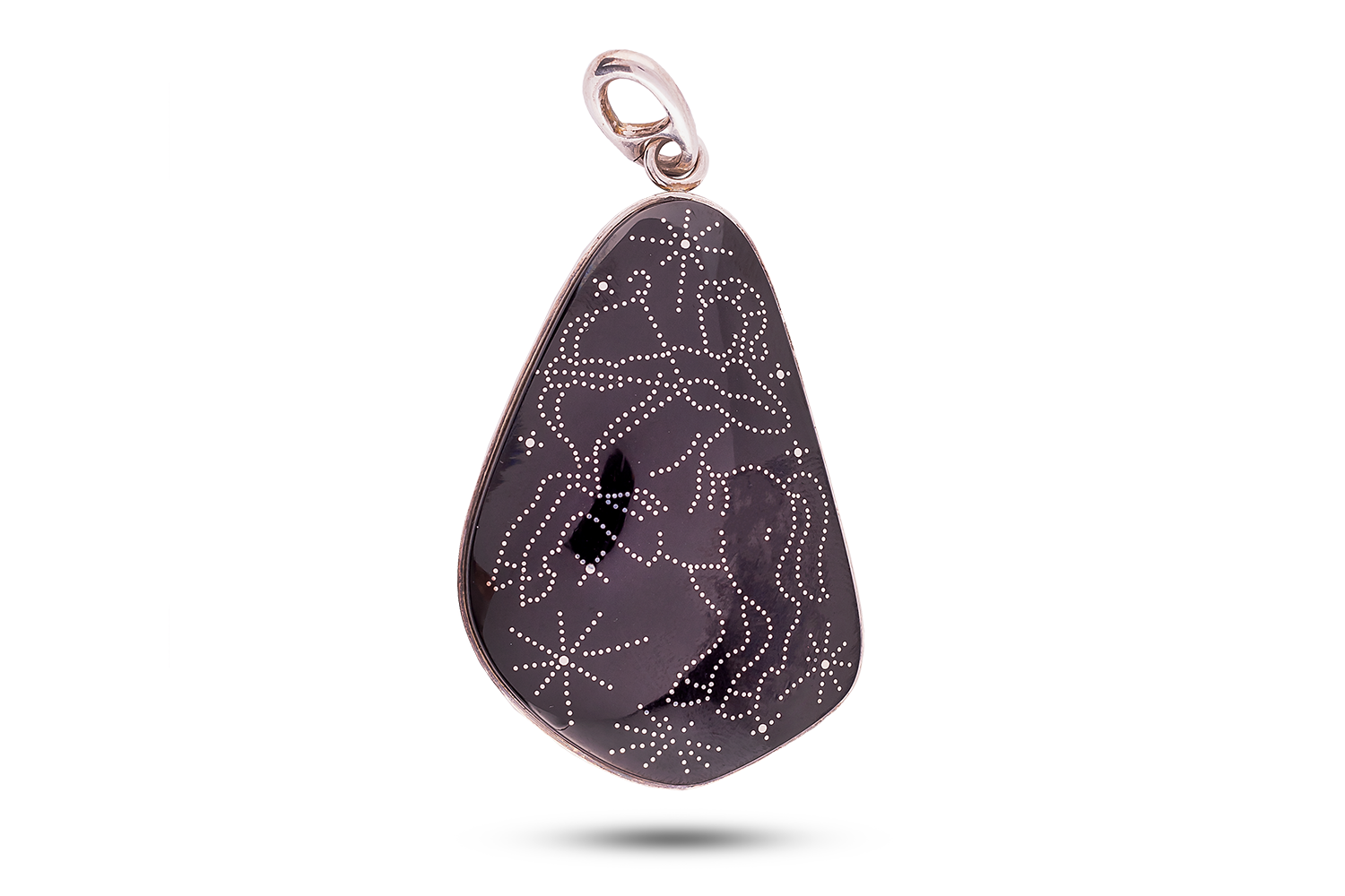 Pendant made of jet "Sagittarius"