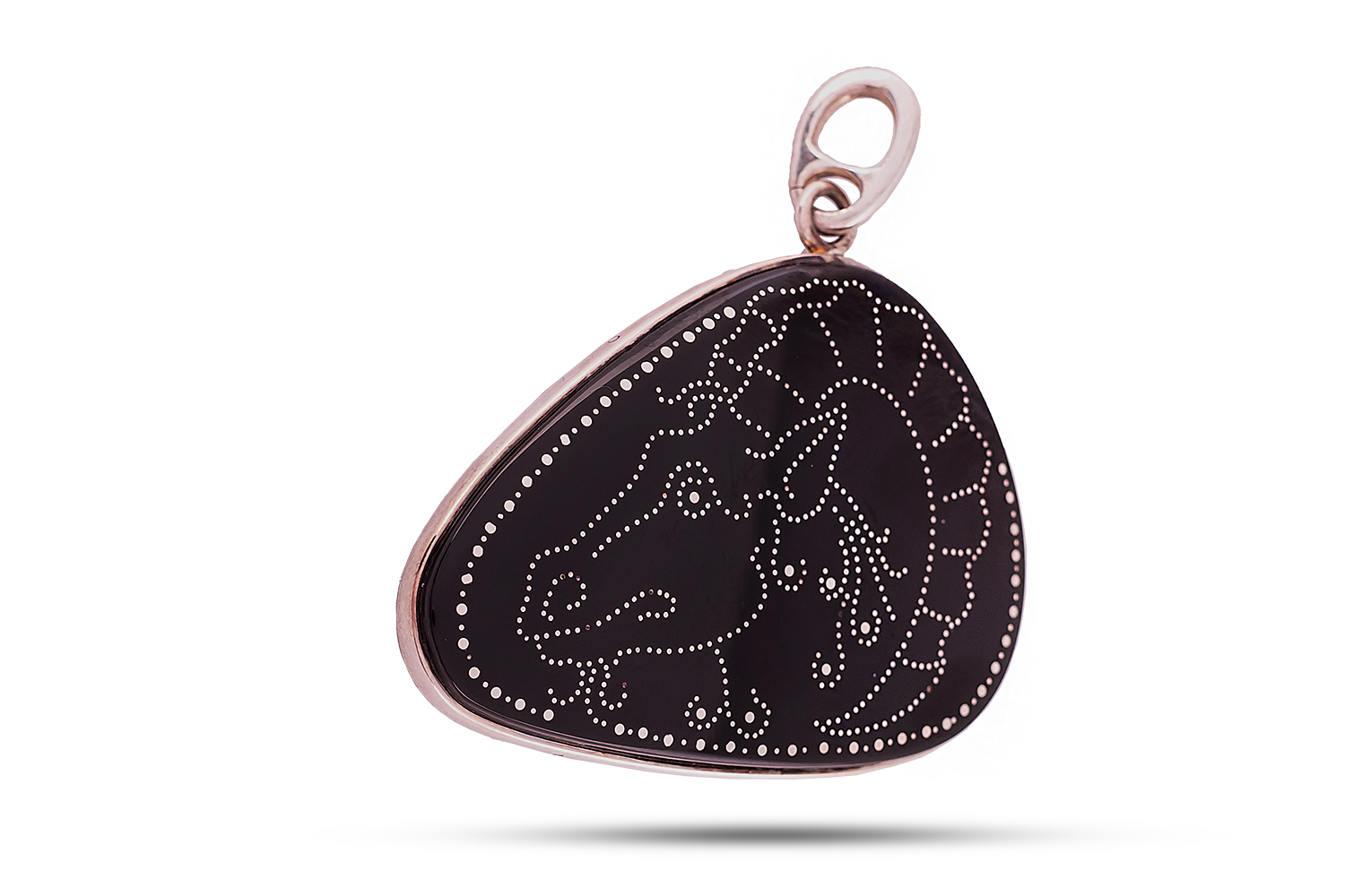 Pendant made of jet "Capricorn"